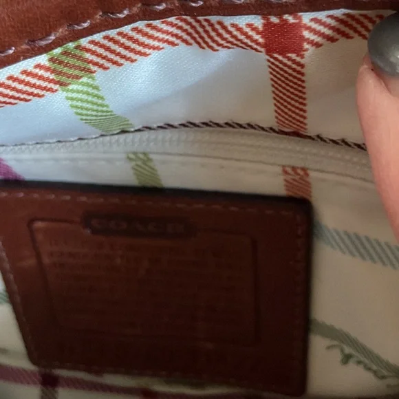 Vintage Coach Bleeker small flap Shoulder Bag in brown leather - Picture 4 of 8